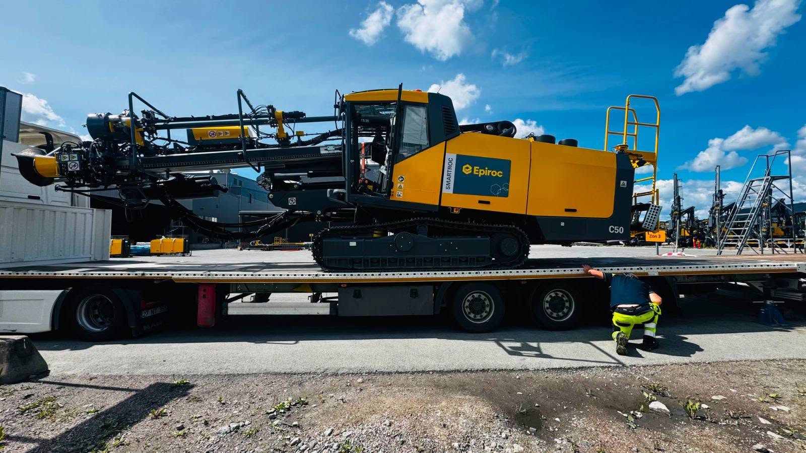 Epiroc SmartROC C50 — delivery to Kajaran mine, Wayland Armenia