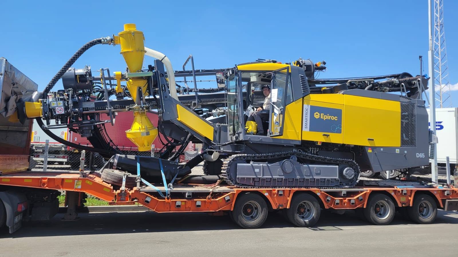 Epiroc SmartROC D65 RC — delivery to Kajaran mine, Wayland Armenia