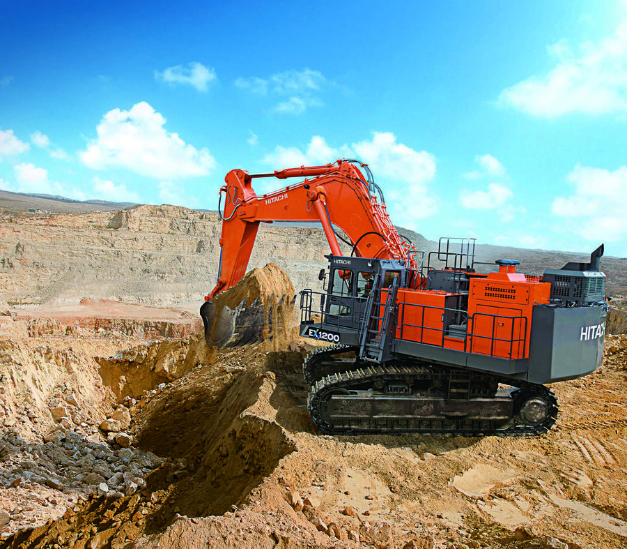 Hitachi EX1200-7 — горный экскаватор