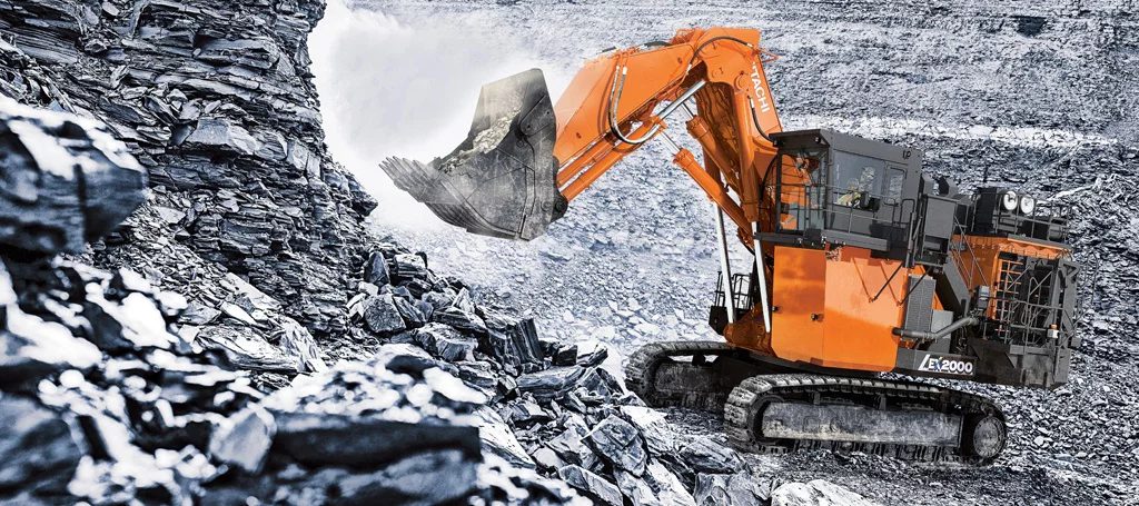 Hitachi EX2000-7 в карьере